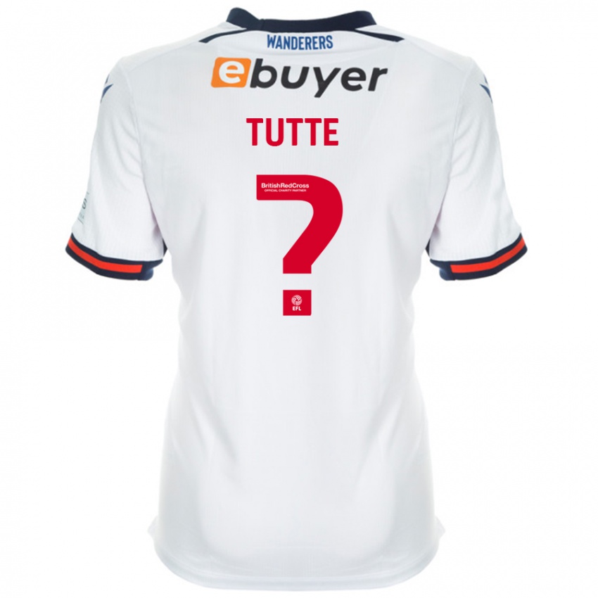 Niño Camiseta Andrew Tutte #0 Blanco 1ª Equipación 2024/25 La Camisa Chile