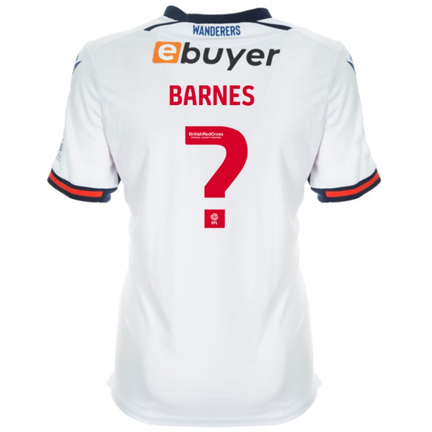 Niño Camiseta Lily Barnes #0 Blanco 1ª Equipación 2024/25 La Camisa Chile