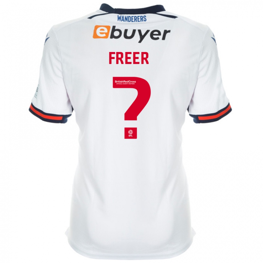 Niño Camiseta Eleanor Freer #0 Blanco 1ª Equipación 2024/25 La Camisa Chile