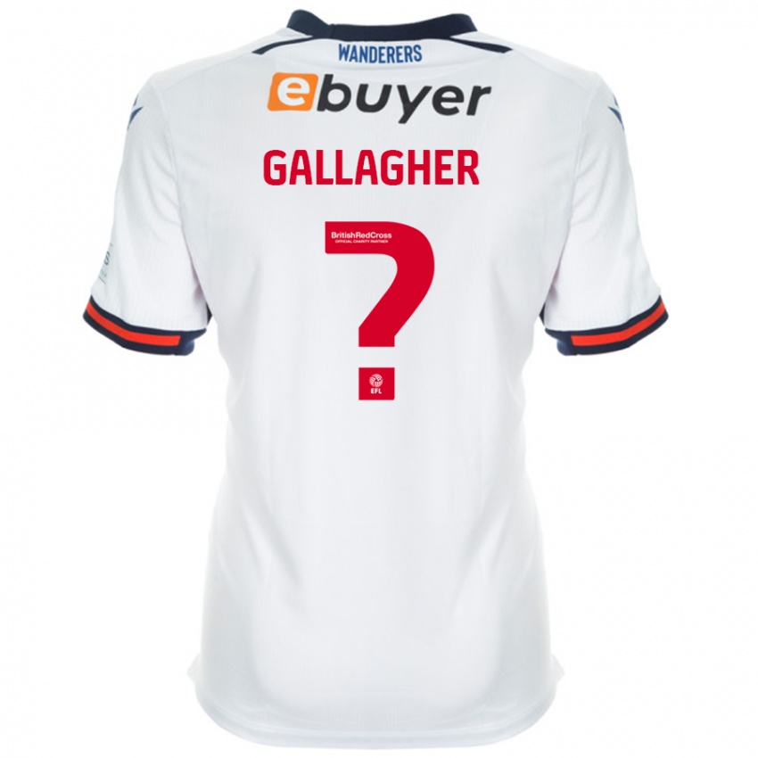 Niño Camiseta Tamzin Gallagher #0 Blanco 1ª Equipación 2024/25 La Camisa Chile