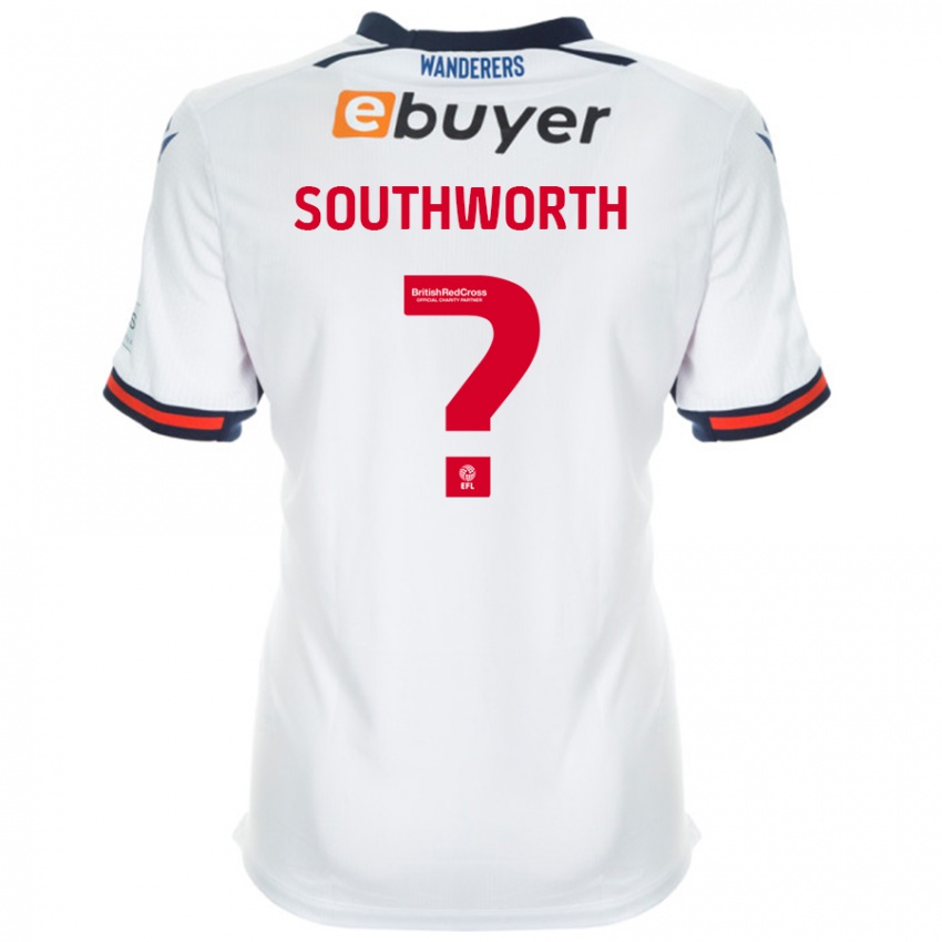 Niño Camiseta Ellie Southworth #0 Blanco 1ª Equipación 2024/25 La Camisa Chile