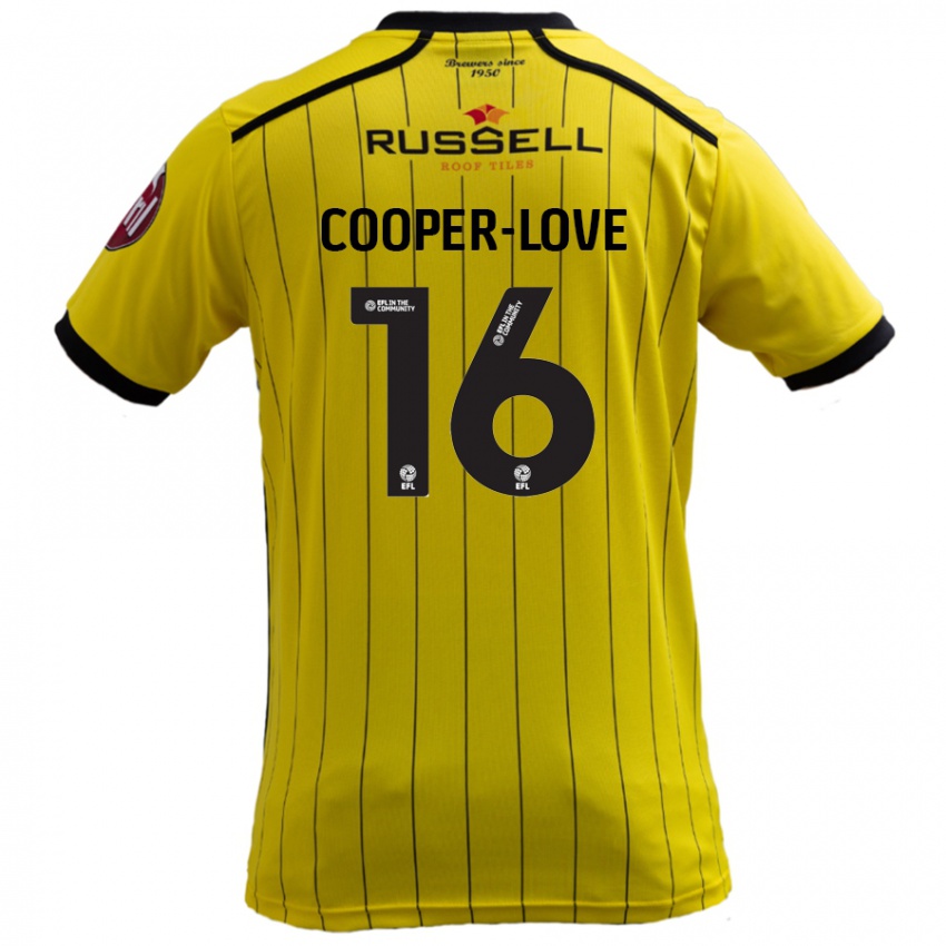 Niño Camiseta Jack Cooper-Love #16 Amarillo 1ª Equipación 2024/25 La Camisa Chile