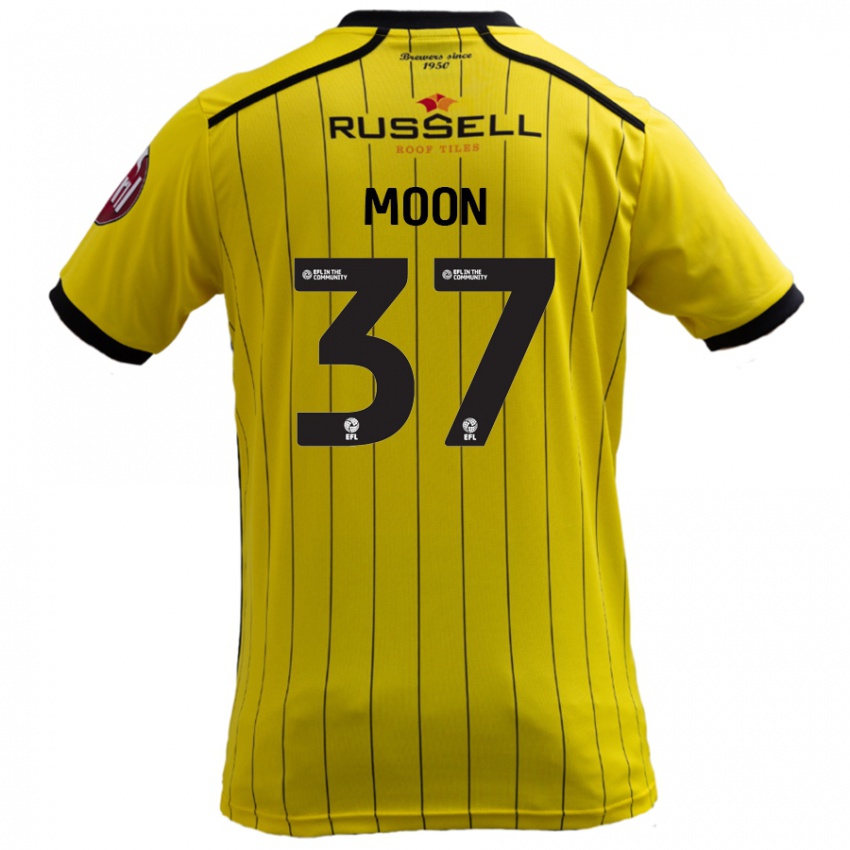 Niño Camiseta Jasper Moon #37 Amarillo 1ª Equipación 2024/25 La Camisa Chile