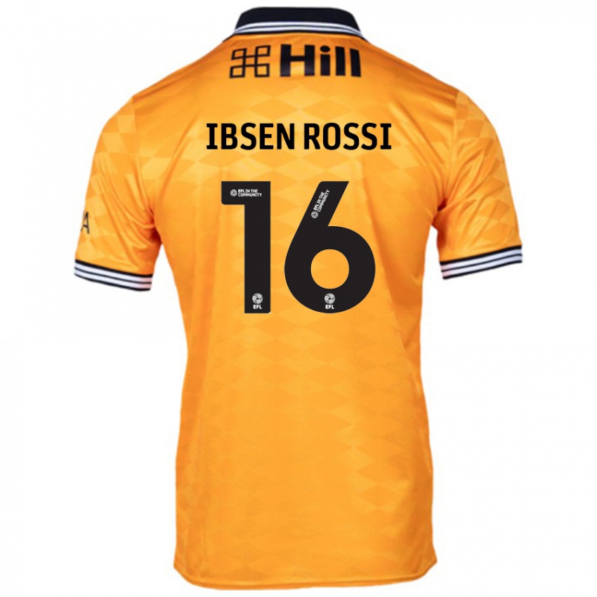 Niño Camiseta Zeno Ibsen Rossi #16 Naranja 1ª Equipación 2024/25 La Camisa Chile