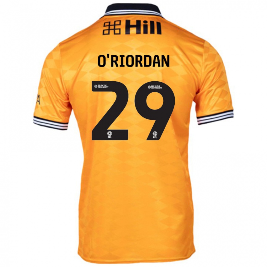 Niño Camiseta Connor O'riordan #29 Naranja 1ª Equipación 2024/25 La Camisa Chile