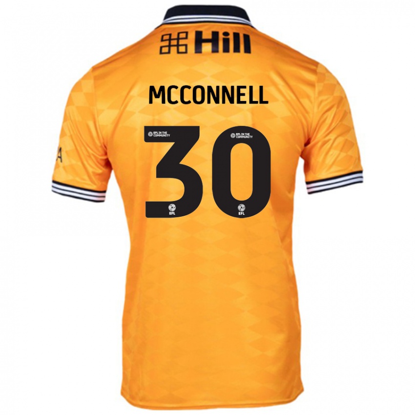 Niño Camiseta Glenn Mcconnell #30 Naranja 1ª Equipación 2024/25 La Camisa Chile