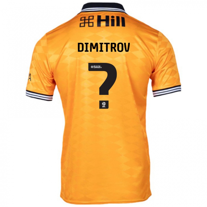 Niño Camiseta Aleksandar Dimitrov #0 Naranja 1ª Equipación 2024/25 La Camisa Chile