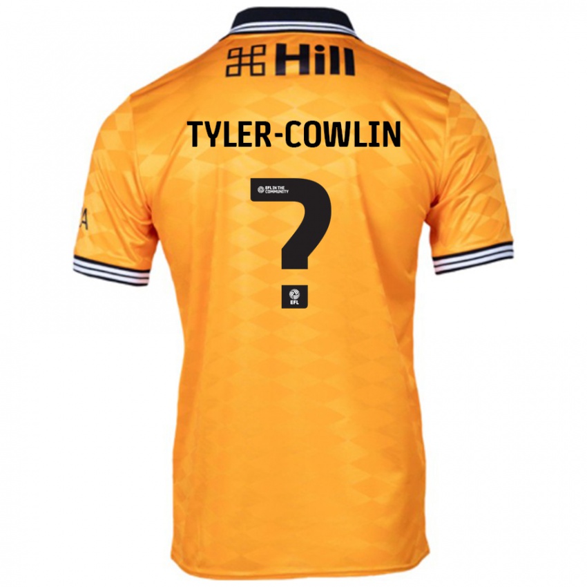 Niño Camiseta Danny Tyler-Cowlin #0 Naranja 1ª Equipación 2024/25 La Camisa Chile