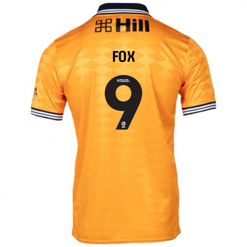 Niño Camiseta Ruth Fox #9 Naranja 1ª Equipación 2024/25 La Camisa Chile