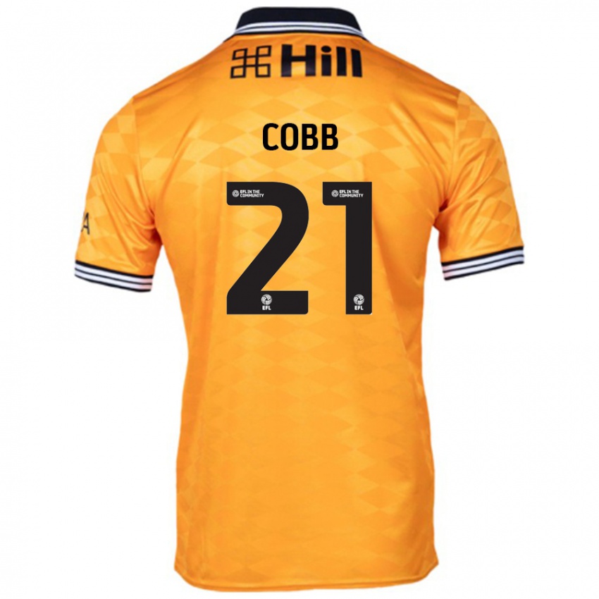 Niño Camiseta Serena Cobb #21 Naranja 1ª Equipación 2024/25 La Camisa Chile