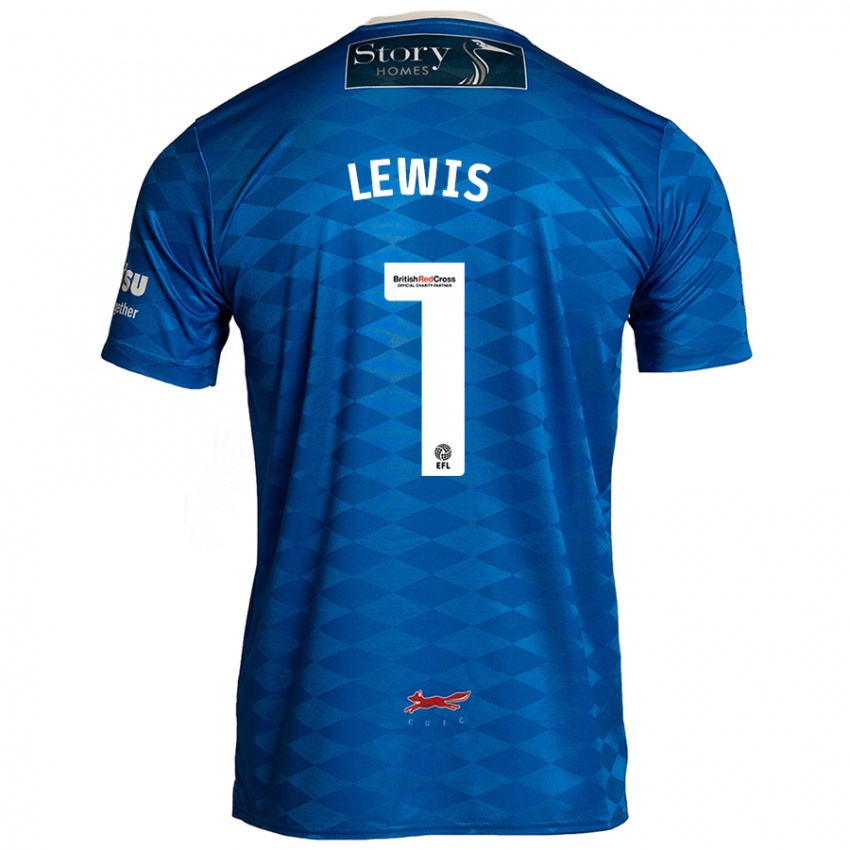 Niño Camiseta Harry Lewis #1 Azul 1ª Equipación 2024/25 La Camisa Chile