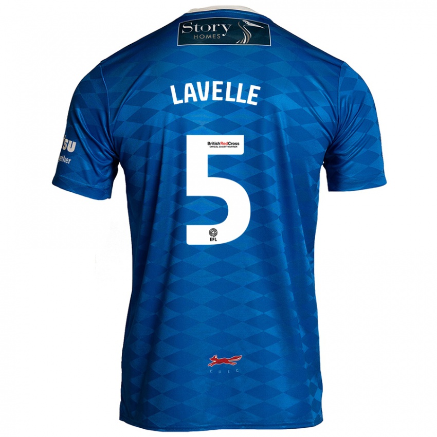 Niño Camiseta Sam Lavelle #5 Azul 1ª Equipación 2024/25 La Camisa Chile