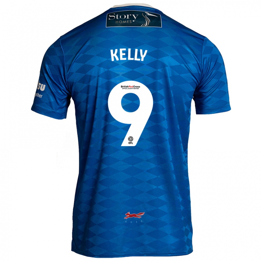 Niño Camiseta Georgie Kelly #9 Azul 1ª Equipación 2024/25 La Camisa Chile