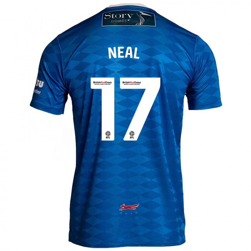 Niño Camiseta Harrison Neal #17 Azul 1ª Equipación 2024/25 La Camisa Chile