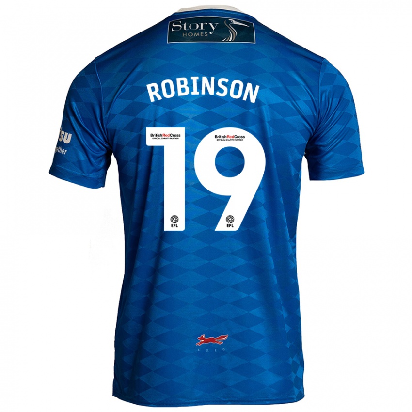 Niño Camiseta Jack Robinson #19 Azul 1ª Equipación 2024/25 La Camisa Chile