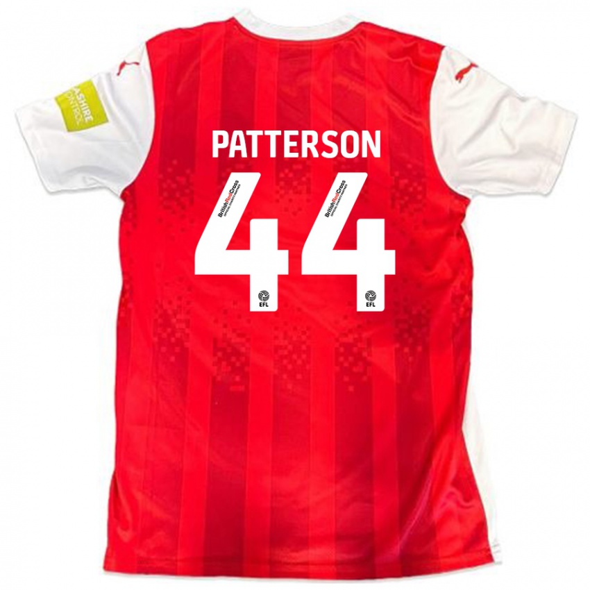 Niño Camiseta Phoenix Patterson #44 Rojo Blanco 1ª Equipación 2024/25 La Camisa Chile