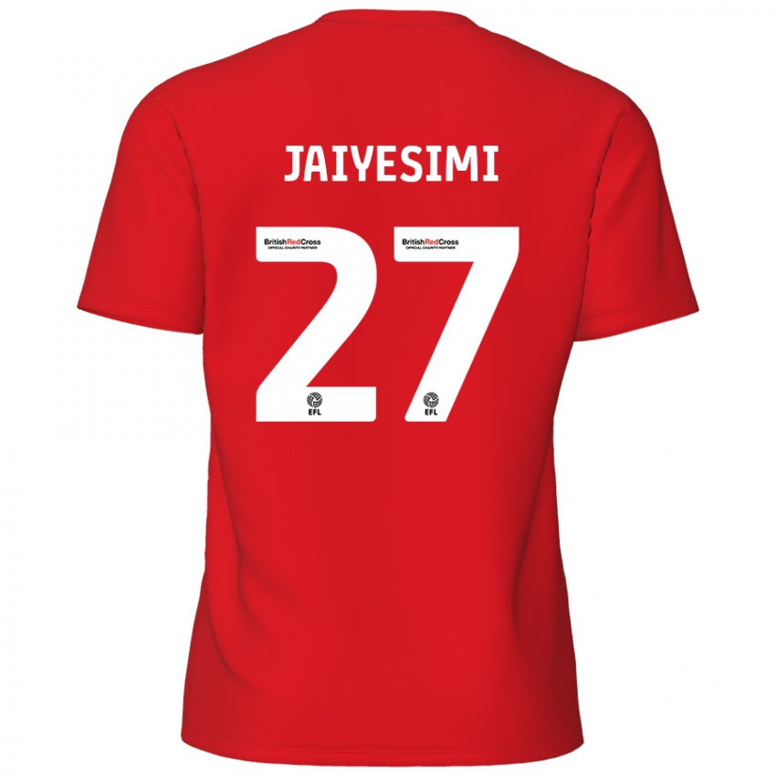 Niño Camiseta Diallang Jaiyesimi #27 Rojo 1ª Equipación 2024/25 La Camisa Chile