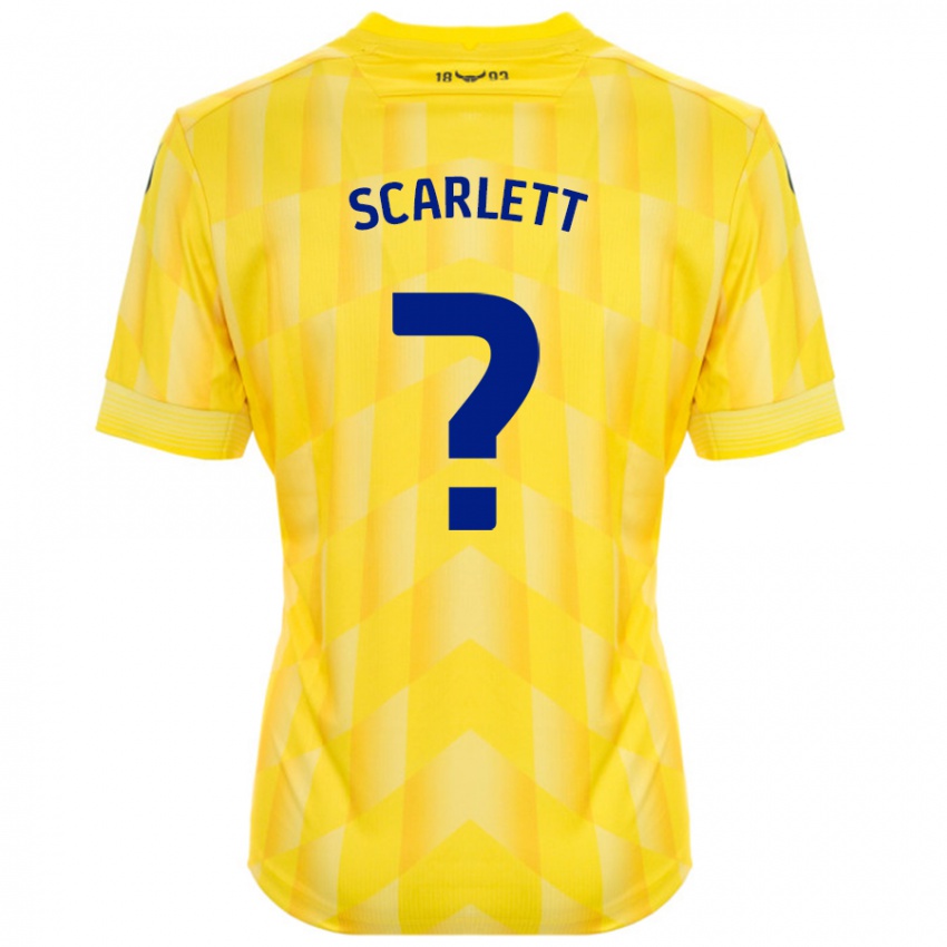 Niño Camiseta Dane Scarlett #0 Amarillo 1ª Equipación 2024/25 La Camisa Chile