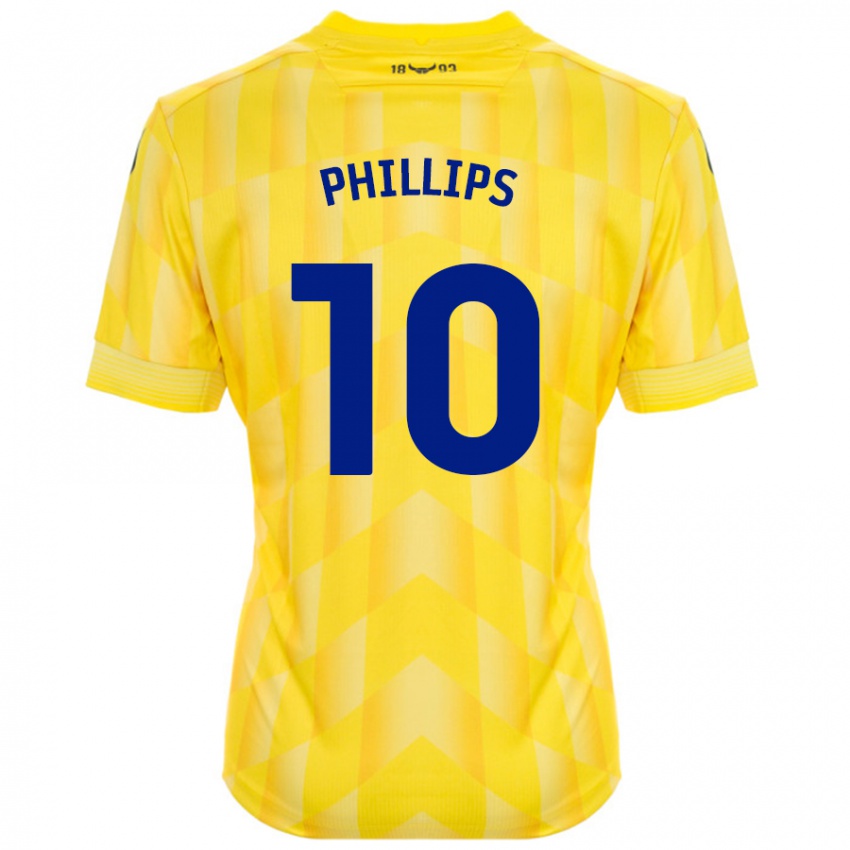 Niño Camiseta Matt Phillips #10 Amarillo 1ª Equipación 2024/25 La Camisa Chile