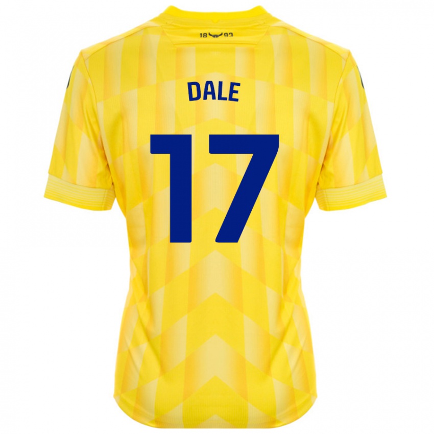 Niño Camiseta Owen Dale #17 Amarillo 1ª Equipación 2024/25 La Camisa Chile