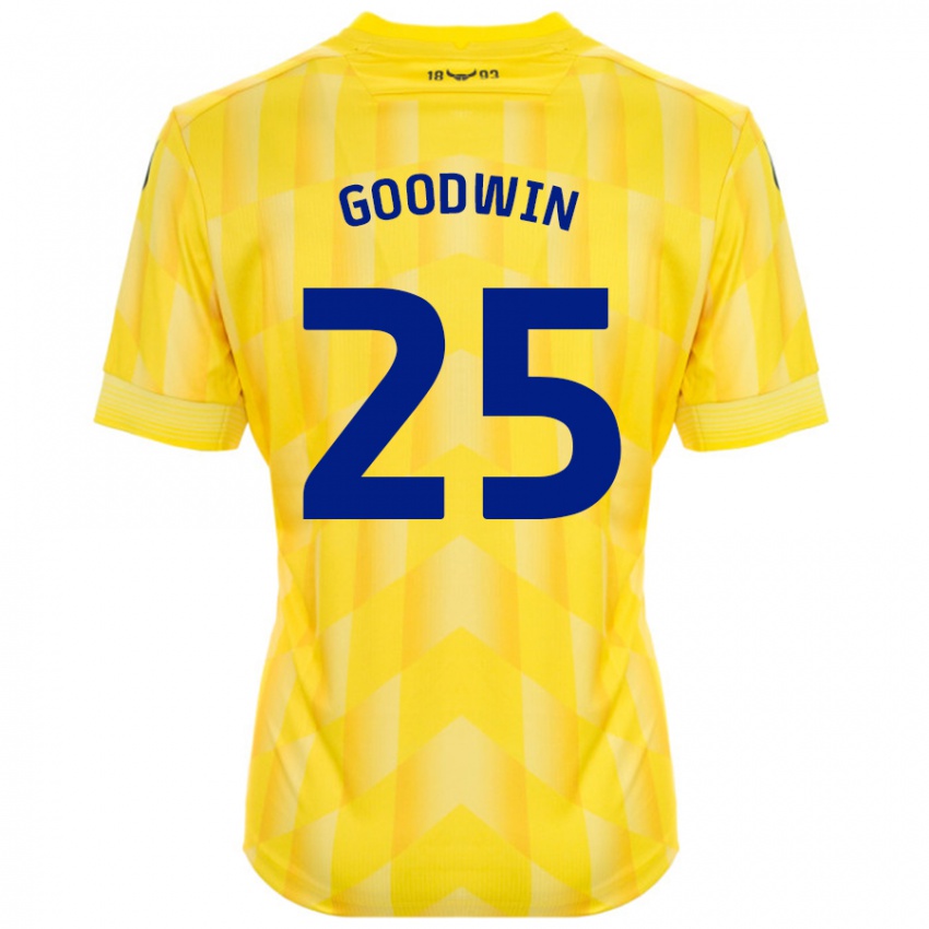 Niño Camiseta Will Goodwin #25 Amarillo 1ª Equipación 2024/25 La Camisa Chile