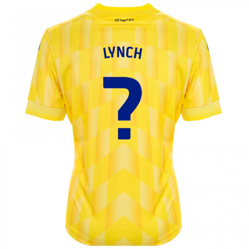 Niño Camiseta Bobby Lynch #0 Amarillo 1ª Equipación 2024/25 La Camisa Chile