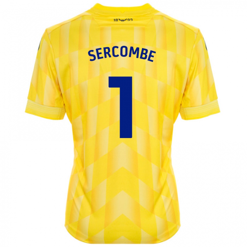 Niño Camiseta Paris Sercombe #1 Amarillo 1ª Equipación 2024/25 La Camisa Chile