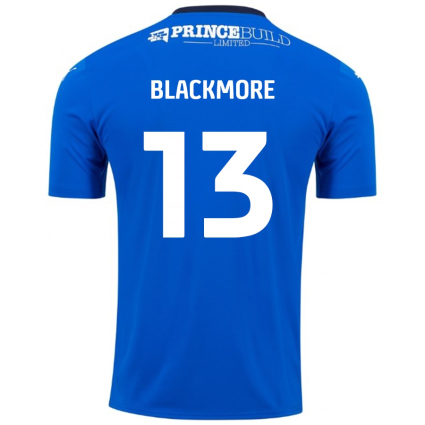 Niño Camiseta Will Blackmore #13 Azul Blanco 1ª Equipación 2024/25 La Camisa Chile