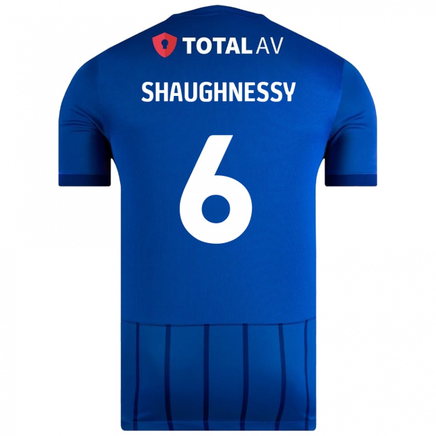 Niño Camiseta Conor Shaughnessy #6 Azul 1ª Equipación 2024/25 La Camisa Chile