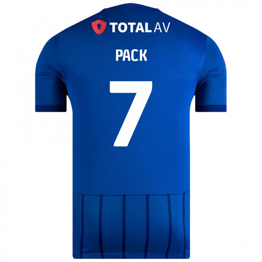 Niño Camiseta Marlon Pack #7 Azul 1ª Equipación 2024/25 La Camisa Chile