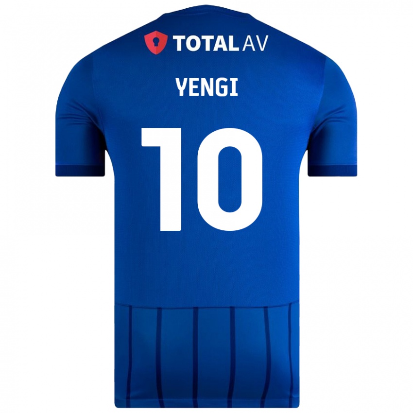 Niño Camiseta Kusini Yengi #10 Azul 1ª Equipación 2024/25 La Camisa Chile