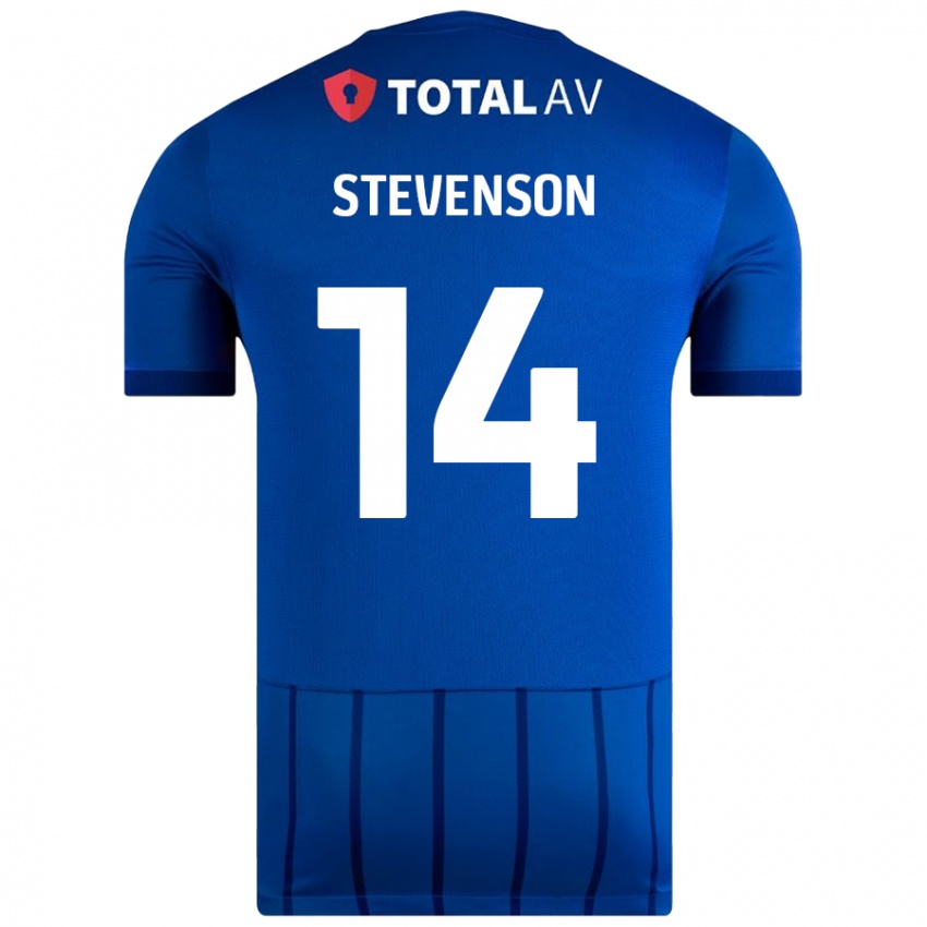 Niño Camiseta Ben Stevenson #14 Azul 1ª Equipación 2024/25 La Camisa Chile