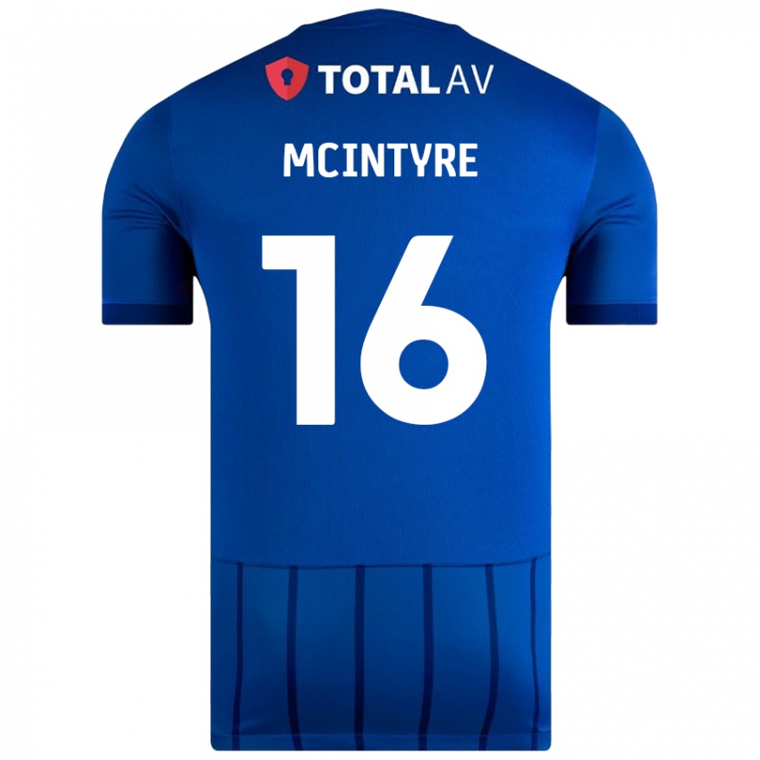 Niño Camiseta Tom Mcintyre #16 Azul 1ª Equipación 2024/25 La Camisa Chile