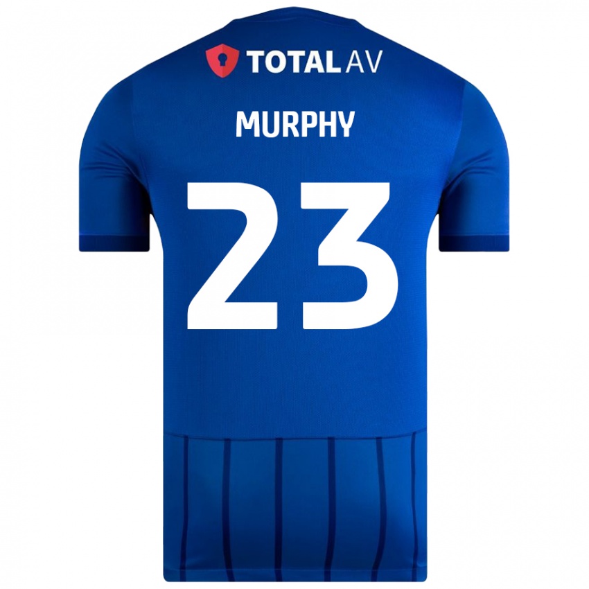 Niño Camiseta Josh Murphy #23 Azul 1ª Equipación 2024/25 La Camisa Chile