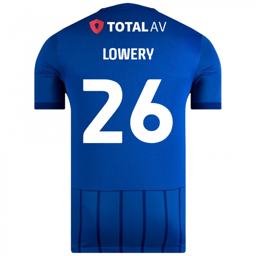 Niño Camiseta Tom Lowery #26 Azul 1ª Equipación 2024/25 La Camisa Chile