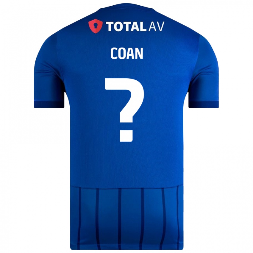 Niño Camiseta Hannah Coan #0 Azul 1ª Equipación 2024/25 La Camisa Chile