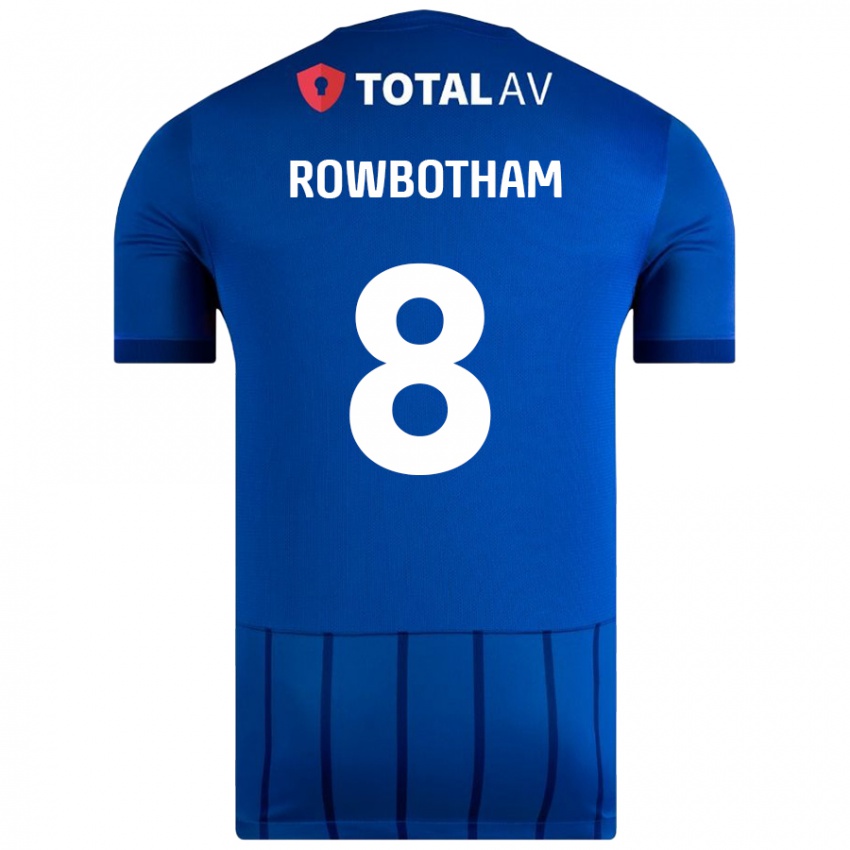 Niño Camiseta Ava Rowbotham #8 Azul 1ª Equipación 2024/25 La Camisa Chile