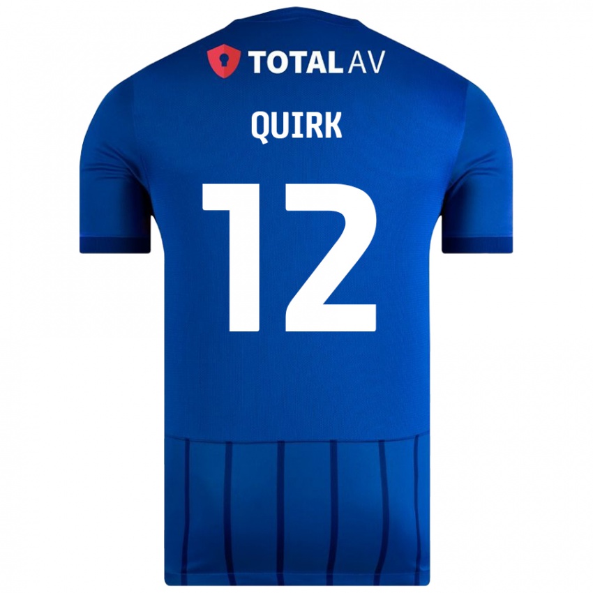 Niño Camiseta Sophie Quirk #12 Azul 1ª Equipación 2024/25 La Camisa Chile