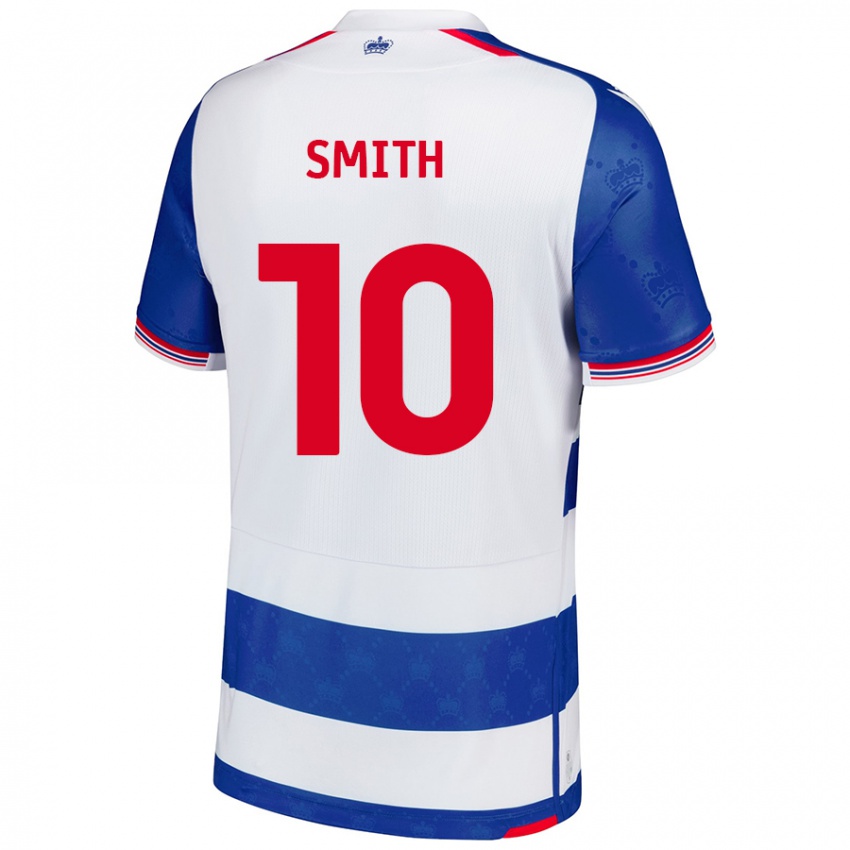 Niño Camiseta Sam Smith #10 Azul Blanco 1ª Equipación 2024/25 La Camisa Chile