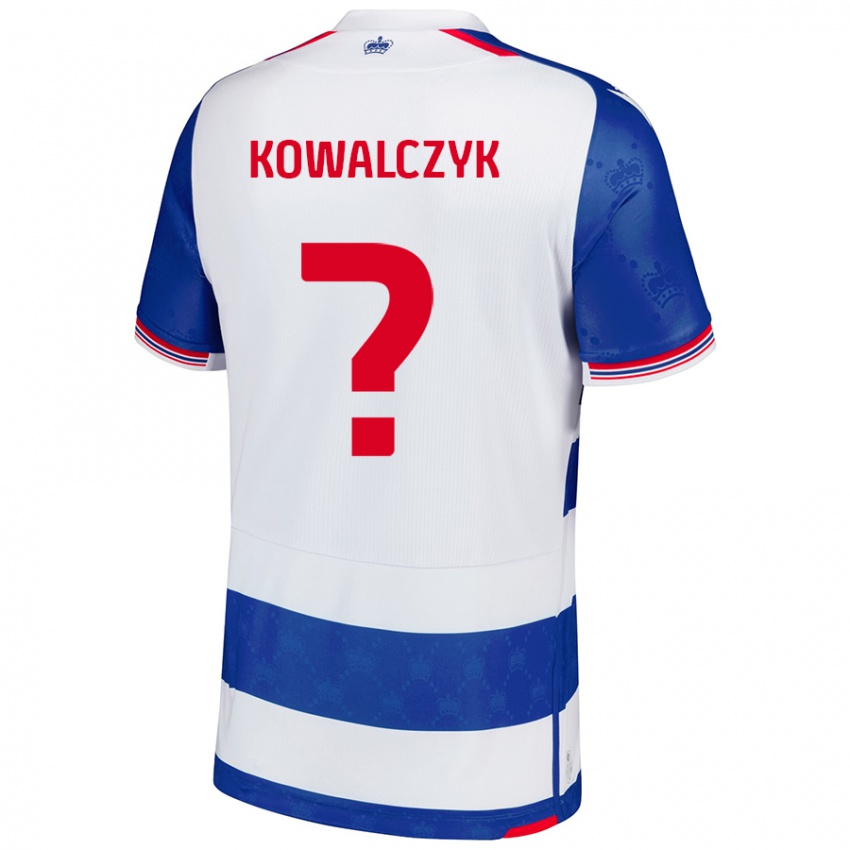 Niño Camiseta Kacper Kowalczyk #0 Azul Blanco 1ª Equipación 2024/25 La Camisa Chile