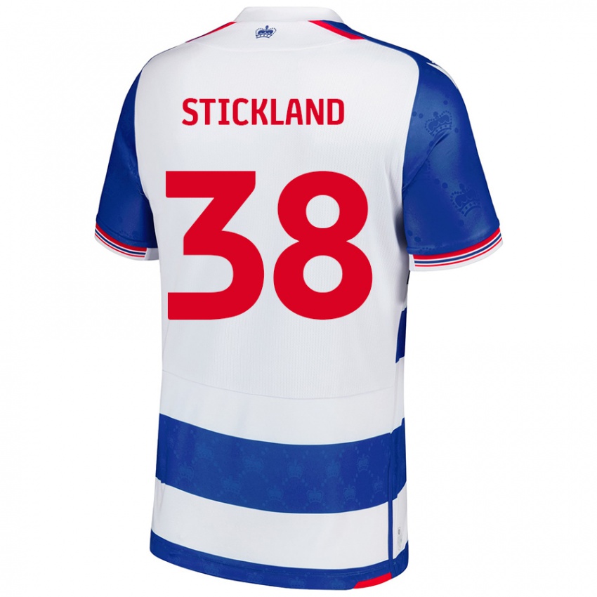 Niño Camiseta Michael Stickland #38 Azul Blanco 1ª Equipación 2024/25 La Camisa Chile