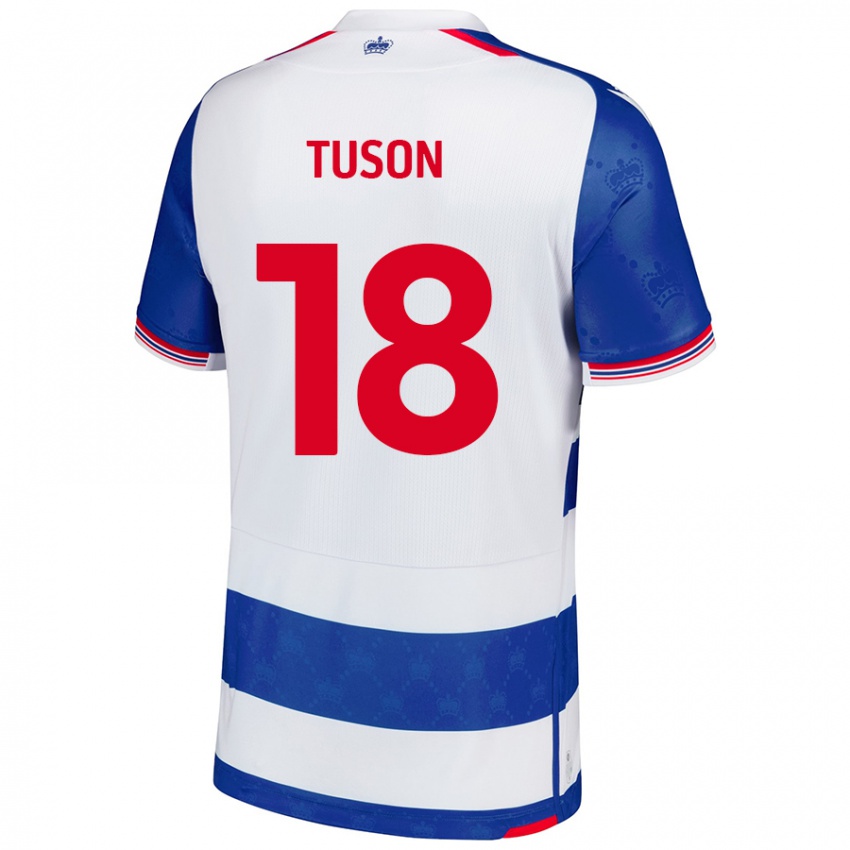 Niño Camiseta Freya Meadows-Tuson #18 Azul Blanco 1ª Equipación 2024/25 La Camisa Chile