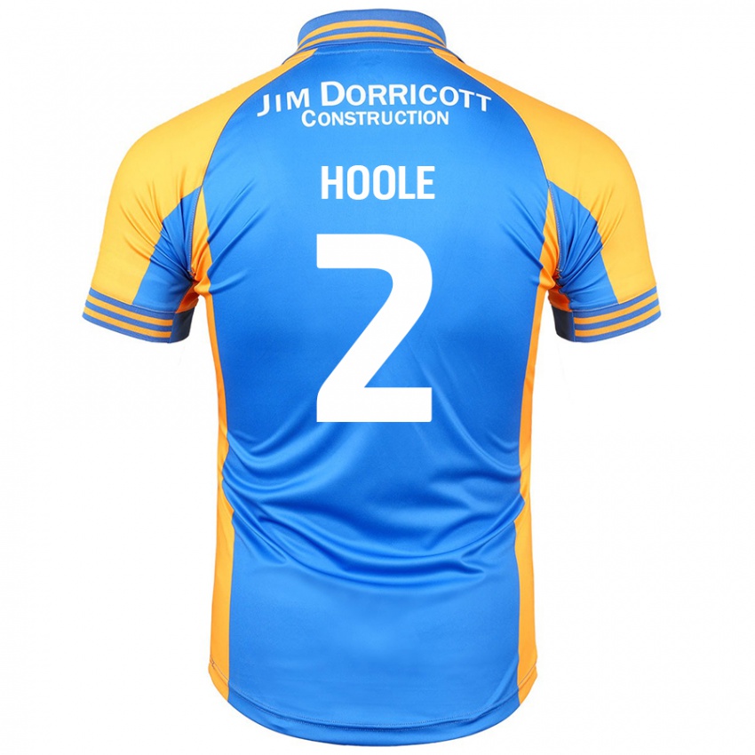 Niño Camiseta Luca Hoole #2 Azul Ámbar 1ª Equipación 2024/25 La Camisa Chile