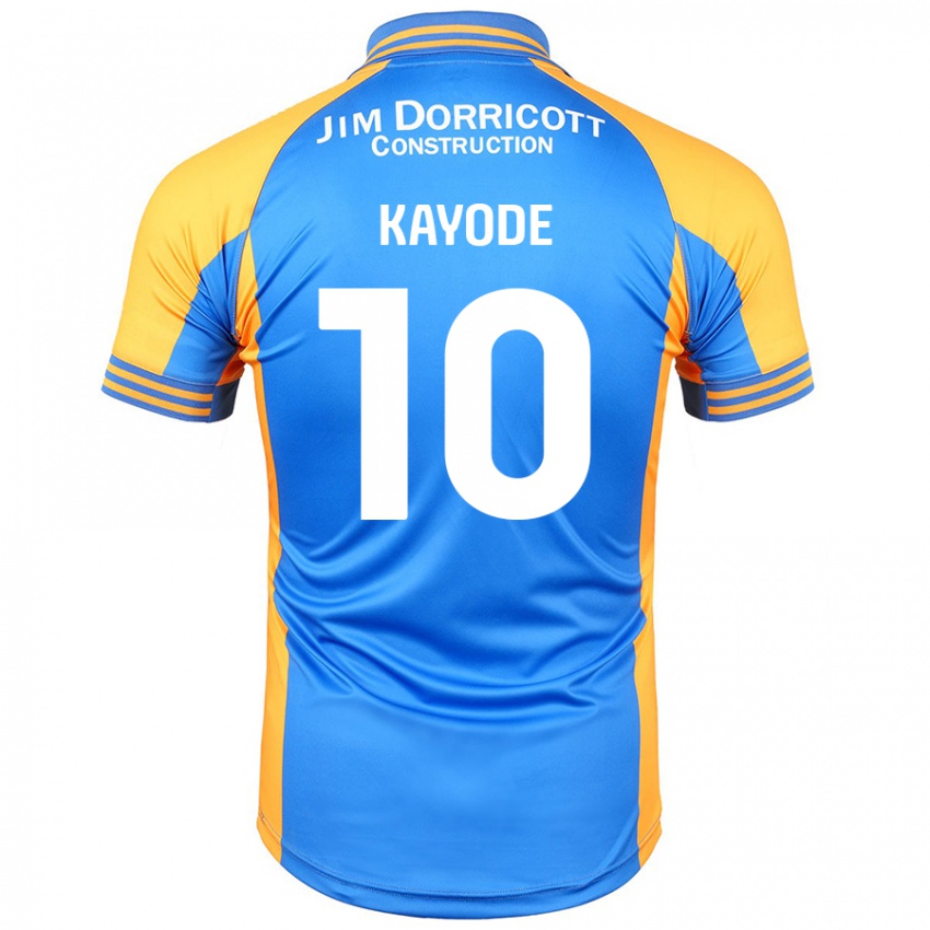 Niño Camiseta Joshua Kayode #10 Azul Ámbar 1ª Equipación 2024/25 La Camisa Chile