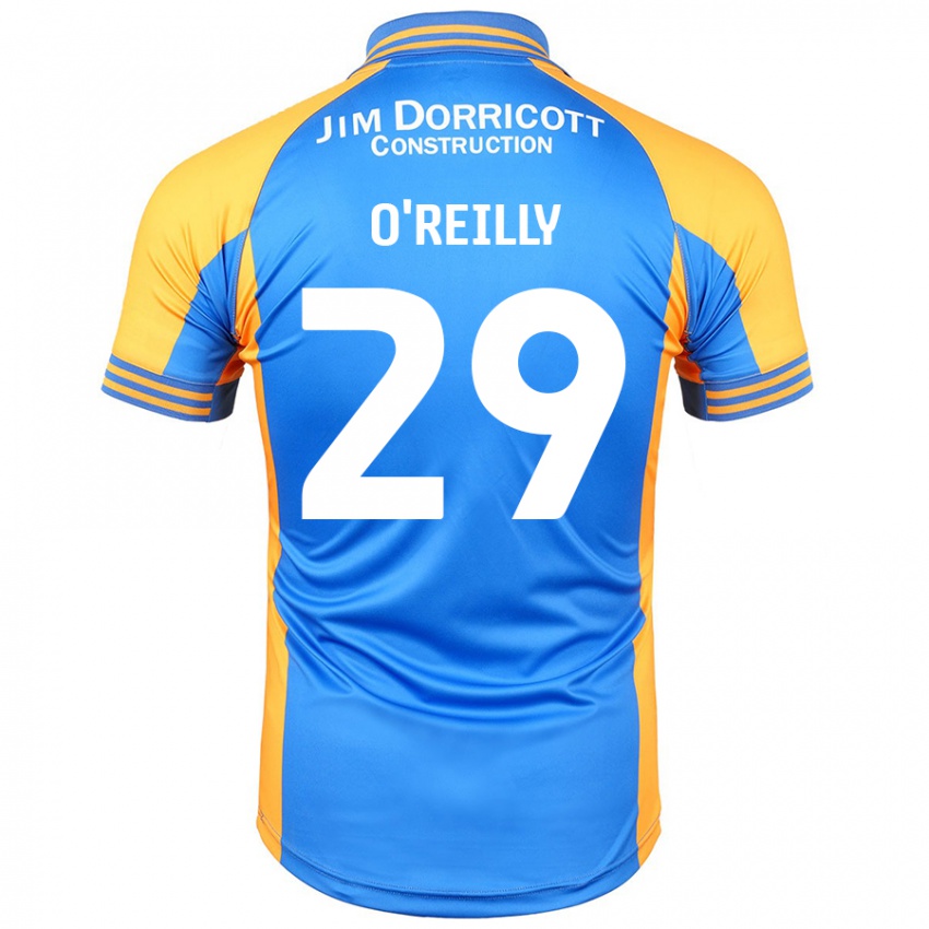 Niño Camiseta Tommi O'reilly #29 Azul Ámbar 1ª Equipación 2024/25 La Camisa Chile