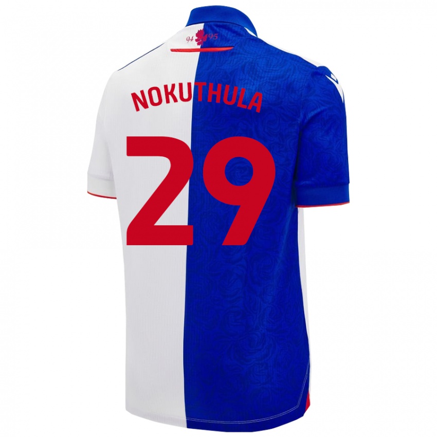 Niño Camiseta Faith Nokuthula #29 Azul Cielo Blanco 1ª Equipación 2024/25 La Camisa Chile