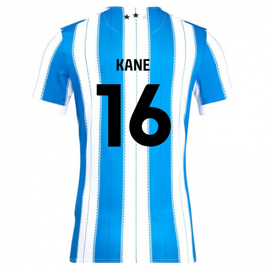 Niño Camiseta Herbie Kane #16 Azul Blanco 1ª Equipación 2024/25 La Camisa Chile