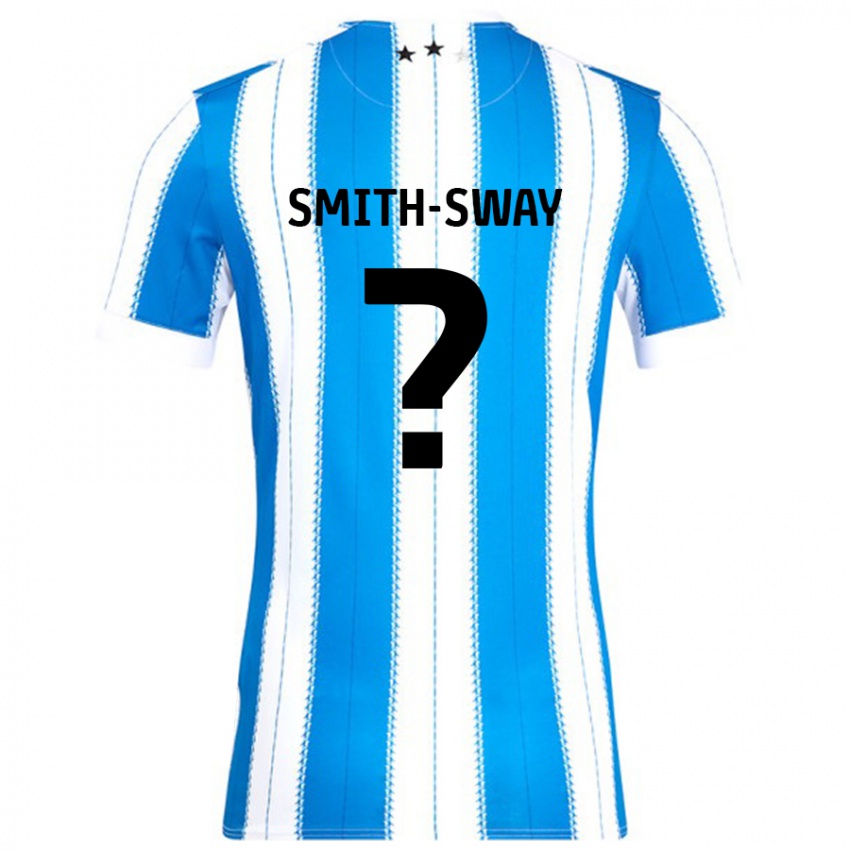 Niño Camiseta Jay Smith-Sway #0 Azul Blanco 1ª Equipación 2024/25 La Camisa Chile