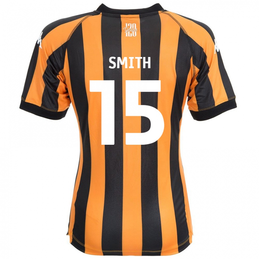 Niño Camiseta Suey Smith #15 Negro Ámbar 1ª Equipación 2024/25 La Camisa Chile