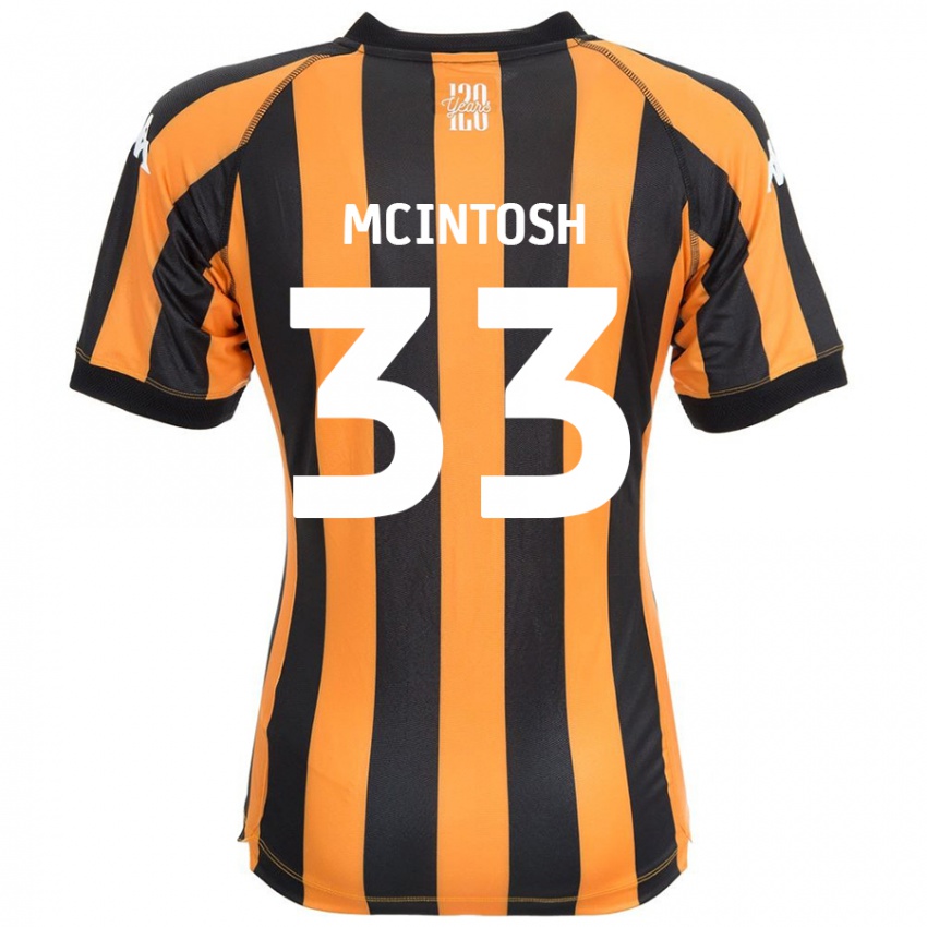 Niño Camiseta Lucy Mcintosh #33 Negro Ámbar 1ª Equipación 2024/25 La Camisa Chile